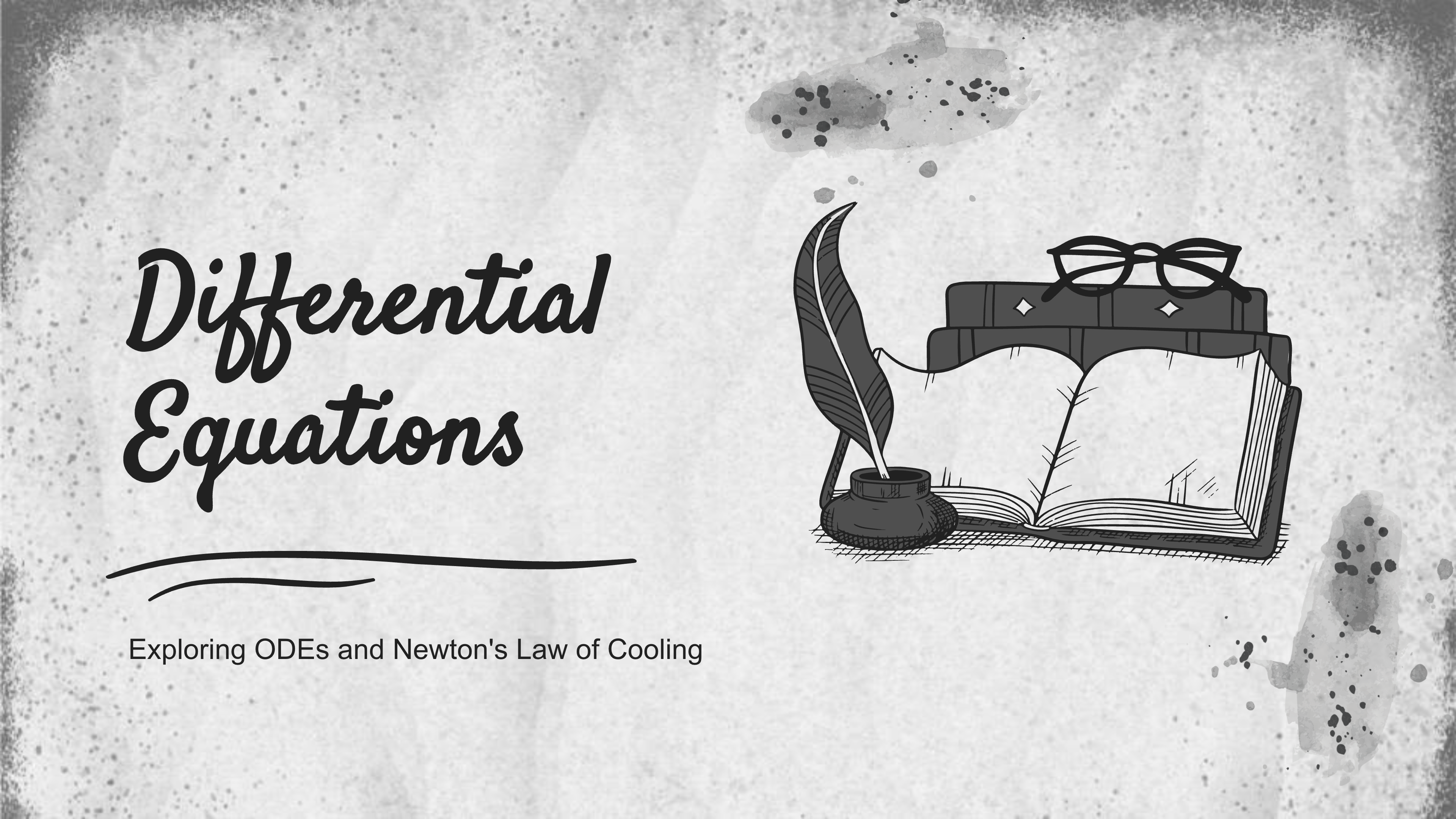 Differential Equations l: Newton's Law of Cooling (+experiment)